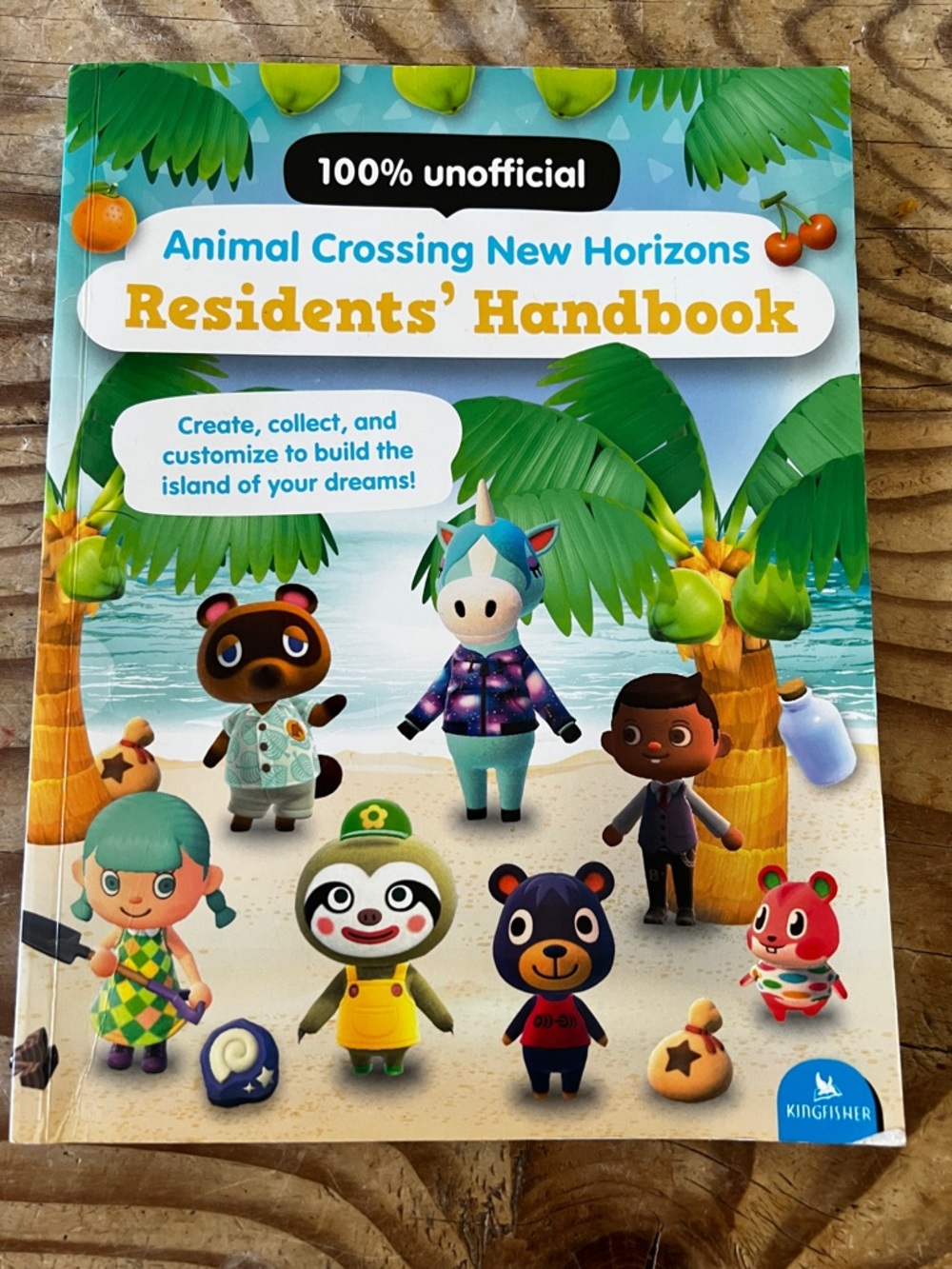 Animal Crossing New Horizons Residents' Handbook - Bright Blue & Green Cover